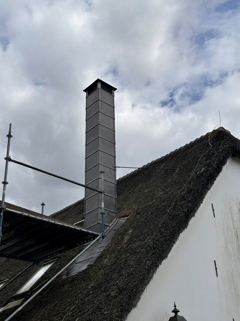 Unieke Schoorsteen in Lood - Element82 - kunst in lood